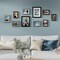 10 Pack Picture Frames Collage Wall Decor, Gallery Frame Set for Wall Mounting or Tabletop Display, Multi Sizes Including 2pcs 8x10, 4pcs 5x7, 4pcs 4x6, Black, Brown and Grey